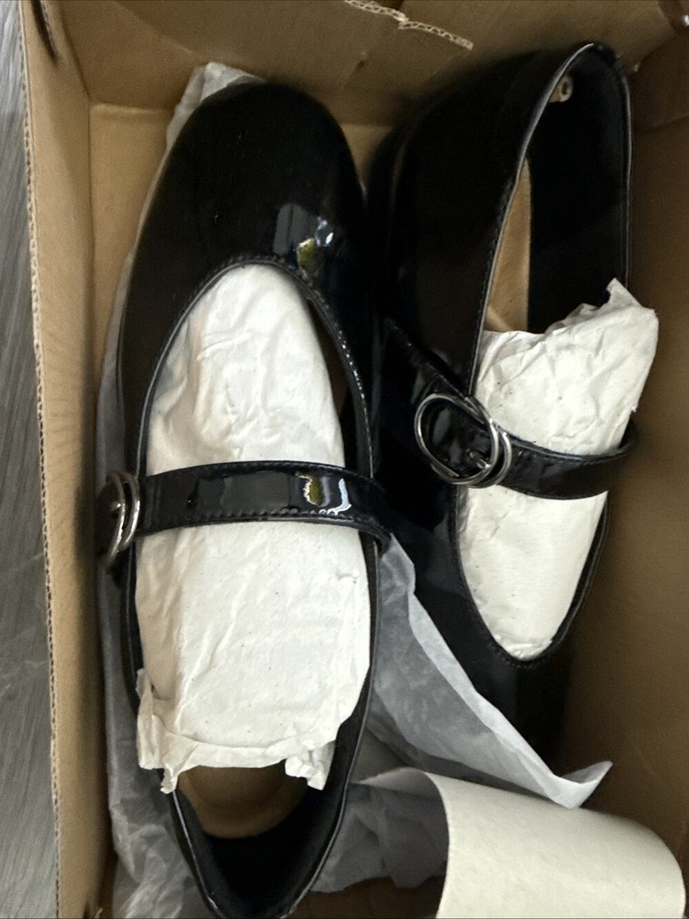Clarks Jazmynn Iris, Black Patent Leather, 7.5W